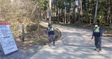 탐방로 출입 통제[전남도 제공]